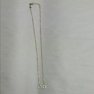 Elegant Gold Infinity Necklace